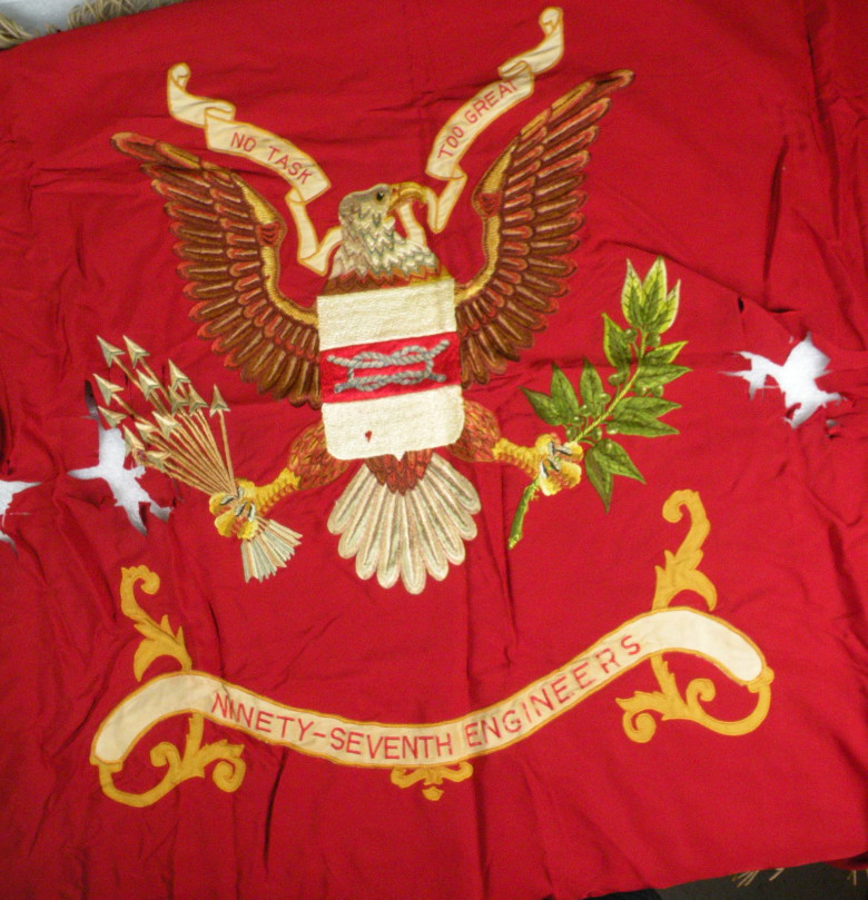 former 97thEBC colors now destroyed former 97thEBC colors now destroyed