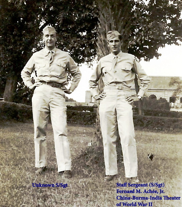 China-Burma-India Theater service, S/Sgt China-Burma-India Theater service, S/Sgt