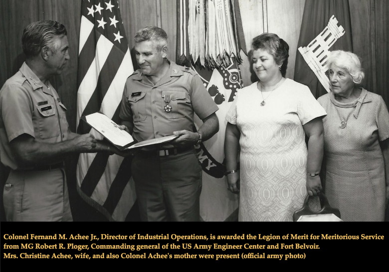 Legion of Merit for Meritorious Service by MG Robert R. Ploger Legion of Merit for Meritorious Service by MG Robert R. Ploger