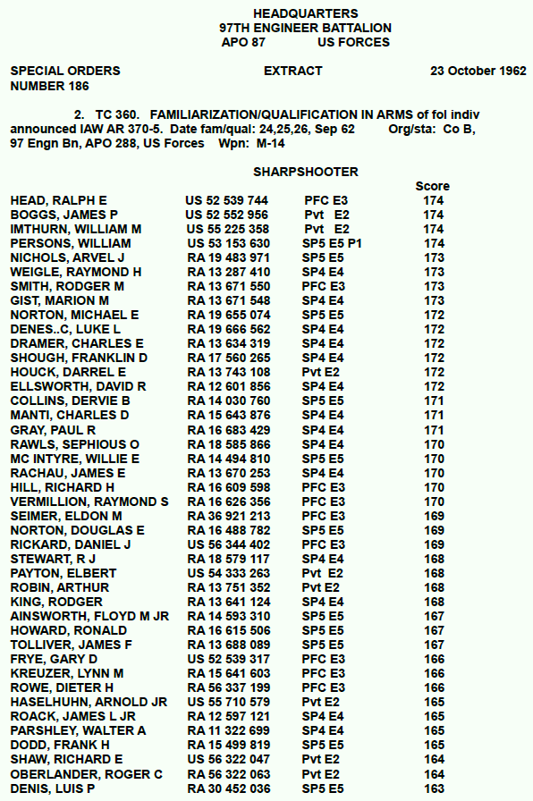SO 186, 23 October 1962