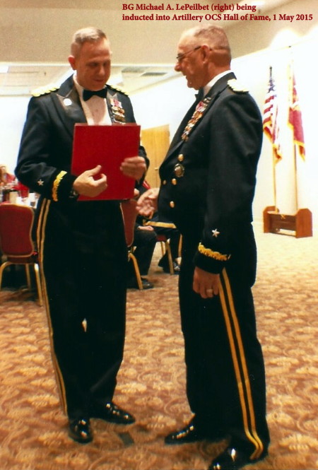 Arty OCS Induction ceremony, 1 May 2015