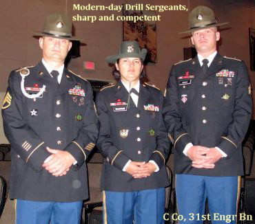 Drill Sergeants, 31st Engineer battalion, Fort Leonard Wood, Missouri