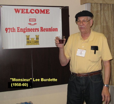 Lee Burdette wearing another black hat