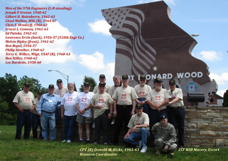 97th Engineers at the Main gate