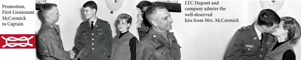 Promotion of ILT McCormick to Captain