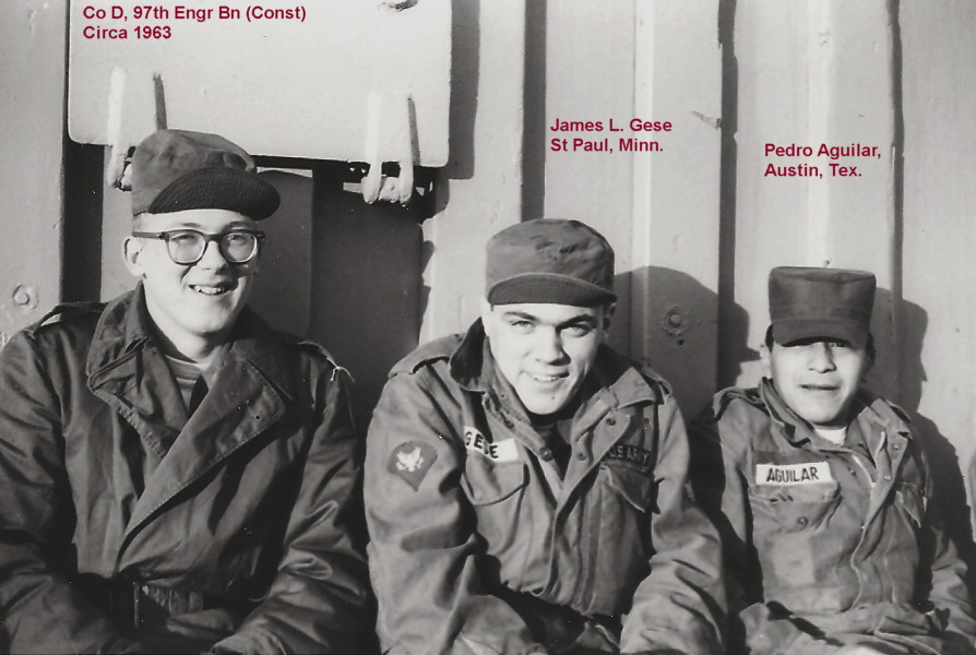 Various 97th Engr men, photo by Ed Patoka