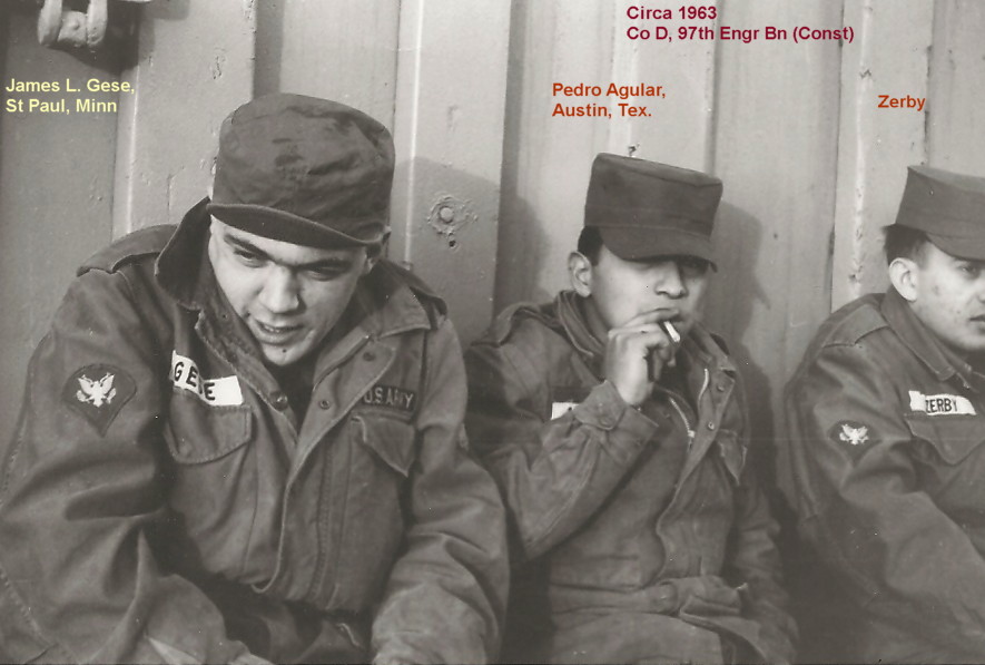 Various 97th Engr men, photo by Ed Patoka