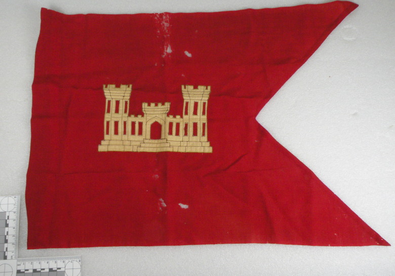 former Headquarters guidon now destroyed former Headquarters guidon now destroyed