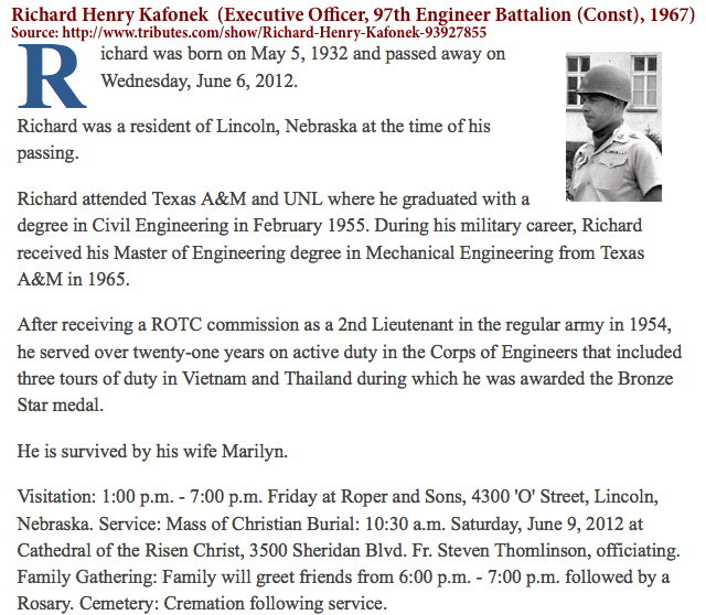 LTC R, obutuary, Obituary, 97th Engr Bn (Const) LTC R, obutuary, Obituary, 97th Engr Bn (Const)