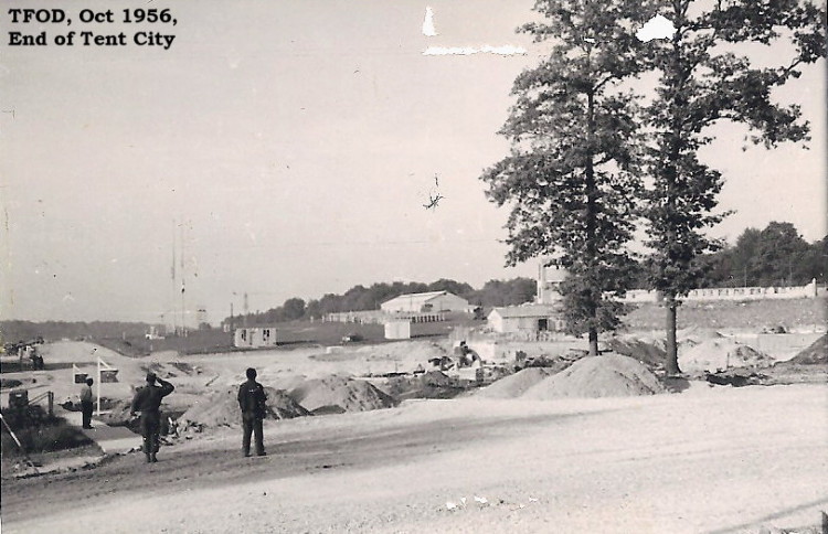 Constructing new barracks at TFOD