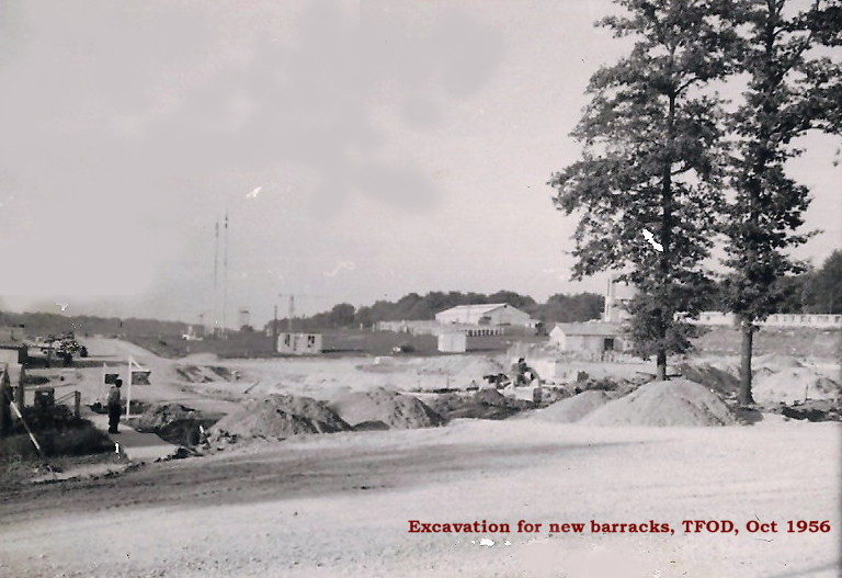 Constructing new barracks at TFOD