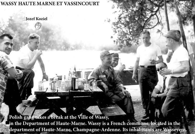 Polish Labor Service men, Vassincourt Tent City Days