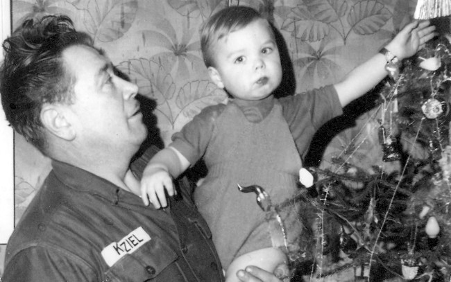Polish Labor Service Sergeant Jozef Koziel, Christmas 1962, courtesy of Remy Nacarro