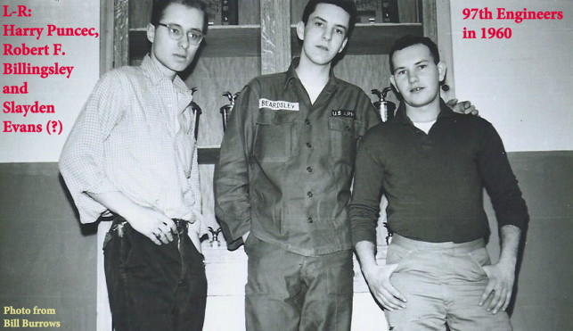 Photo courtesy of Bill Burrows, 1960