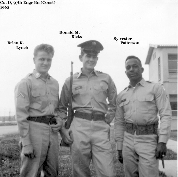 Photo of Sylvester Patterson with Brian Lynch and Don Ricks